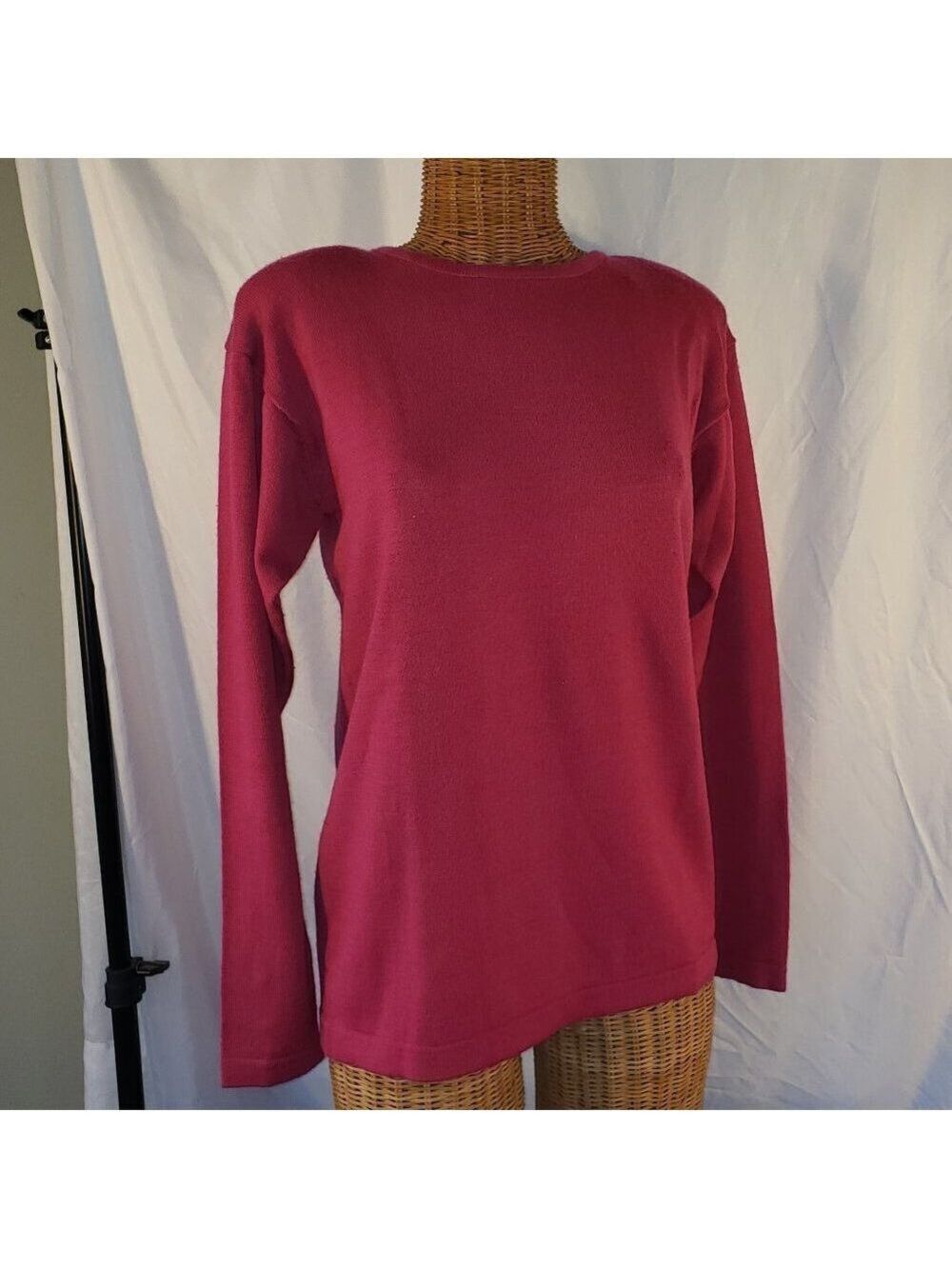Women's TANNER Vintage Pink Long Sleeve Sweater - S
